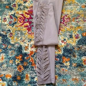 Purple yoga leggings